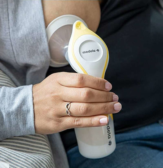 Medela Manual Single Breast Pump Yellow