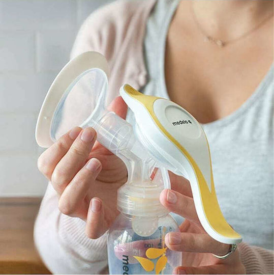 Medela Manual Single Breast Pump Yellow