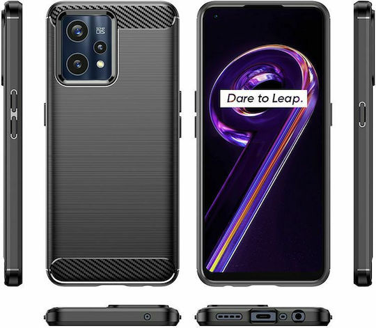 Tech-Protect Задна корица Силикон Черен (Realme 9 Pro+)