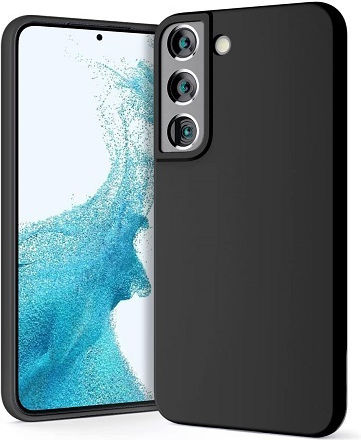 Senso Soft Touch Back Cover Silicone Black (Galaxy S22+)