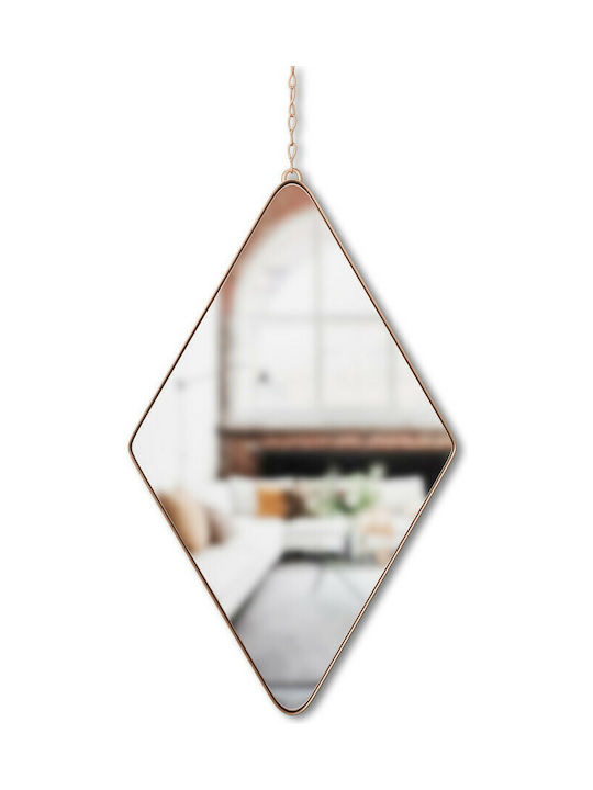 Umbra Wall Mirror with Gold Metallic Frame 28.6x38cm 3pcs