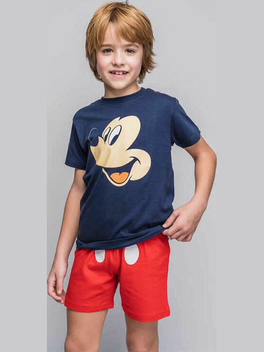 Cerda Pijama pentru copii De vară Albastru marin Mickey Mouse