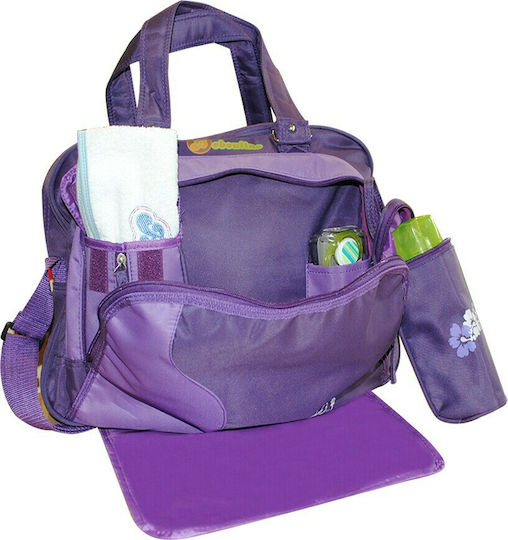 Beboulino Wickeltasche-Wickeltasche Schulter/Hand Energy Purple