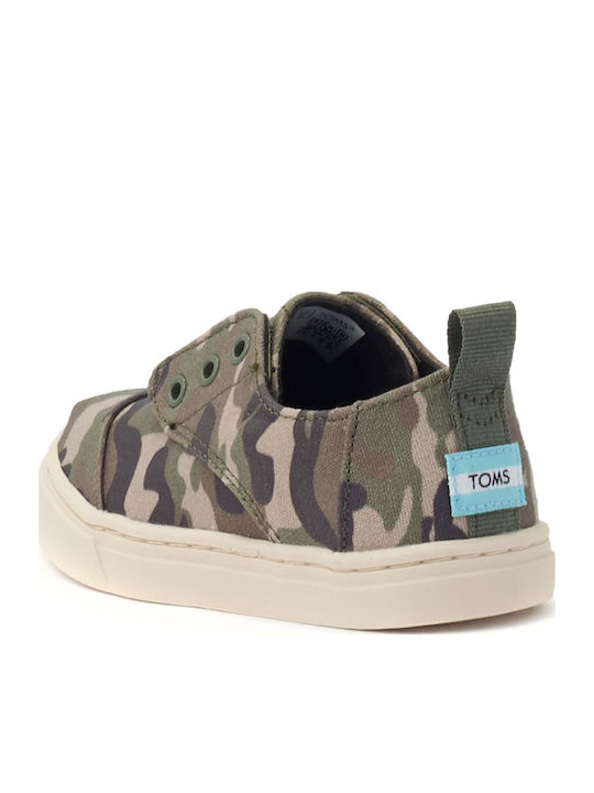 Kinder Sneakers Slip-on Khaki