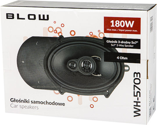 Blow WH-5703 Ηχείο Αυτοκινήτου 5x7" (3 Δρόμων)