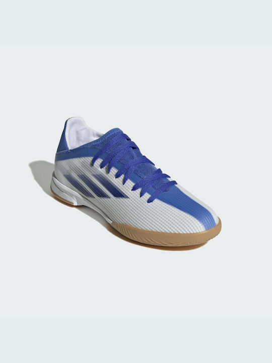 X Speedflow 3 IN Kids Soccer Cleats Indoor Cloud White / Legacy Indigo / Hi-Res Blue