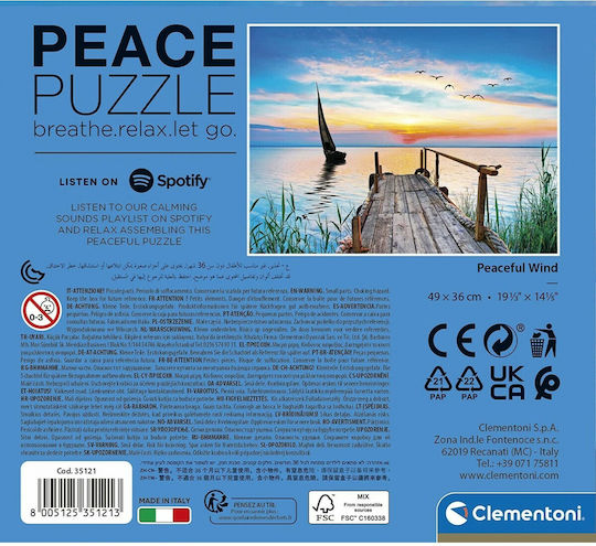 Puzzle Liniștit Vânt 2D 500 Piese