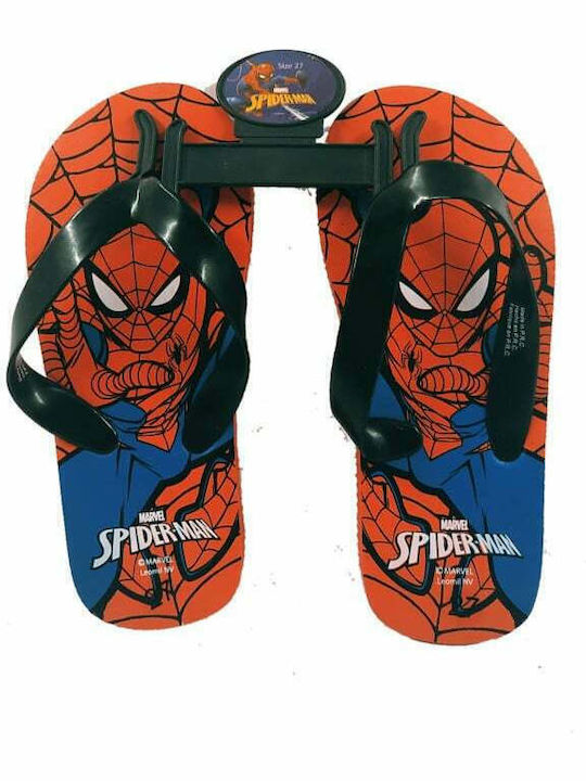 Kinder Flip Flops Spider-Man Schwarz Spiderman