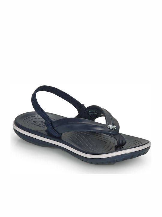 Детски джапанки тип флип-флоп Тъмносин Crocband Strap Flip K