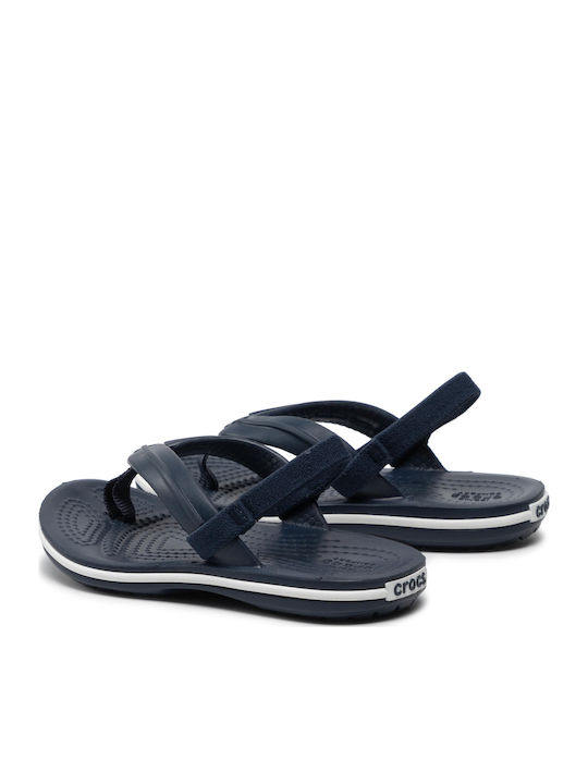 Детски джапанки тип флип-флоп Тъмносин Crocband Strap Flip K
