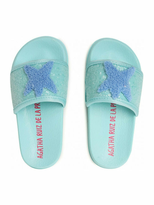 Kids' Slides Light Blue