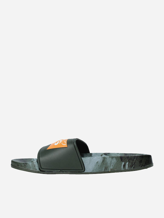 Kids' Slides Khaki Pool Digital