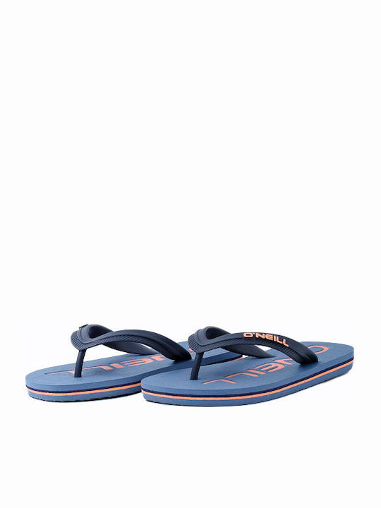 Șlapi pentru copii Flip Flops Albastre Profile Logo