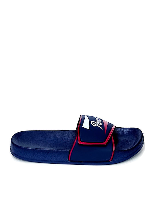 Kids' Slides Navy Blue