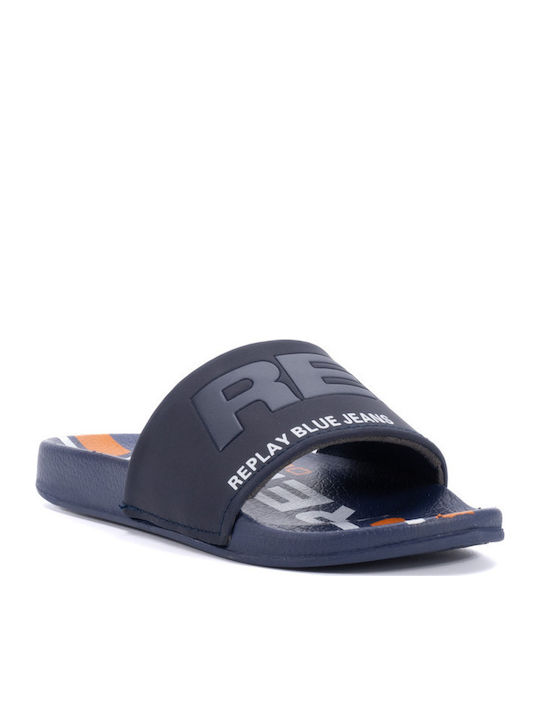 Παιδικές Σαγιονάρες Slides Navy Μπλε Kids Slide Jr Boy