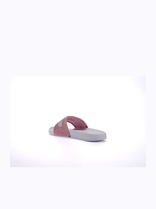 Kids' Slides Pink Diamonds