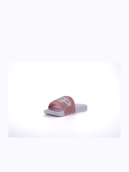 Kids' Slides Pink Diamonds