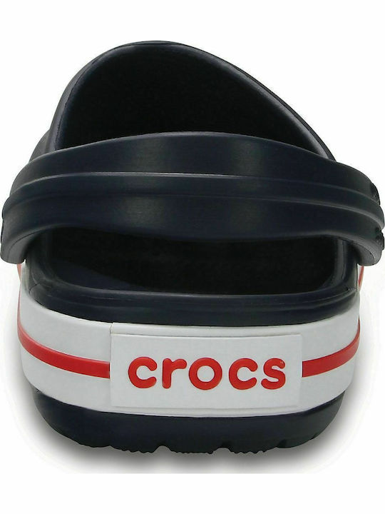 Crocband Παιδικά Ανατομικά Σαμπό Θαλάσσης Navy Μπλε Navy/Red