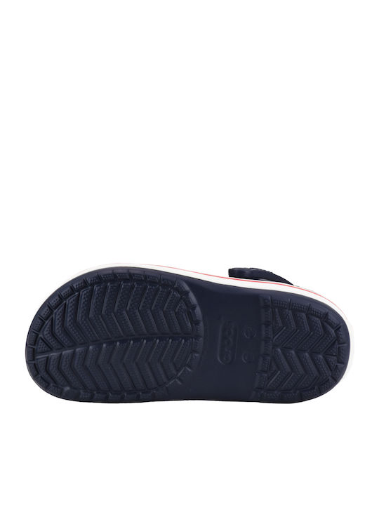 Crocband Παιδικά Ανατομικά Σαμπό Θαλάσσης Navy Μπλε Navy/Red