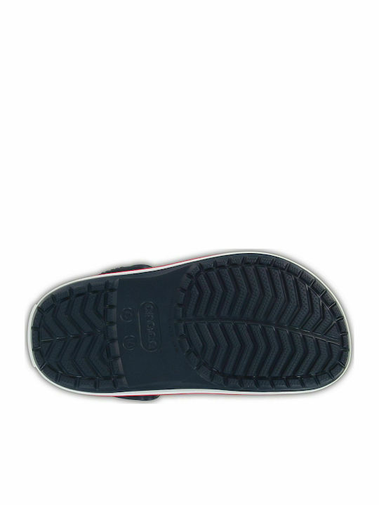 Crocband Παιδικά Ανατομικά Σαμπό Θαλάσσης Navy Μπλε Navy/Red