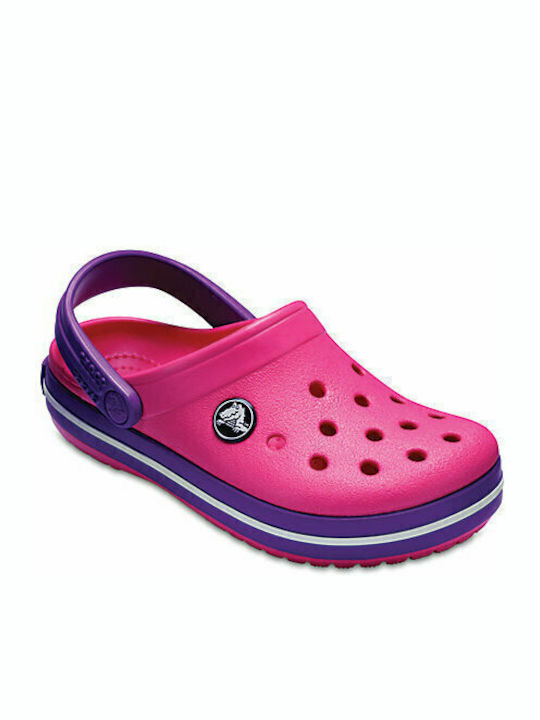 Crocband Children's Anatomical Beach Shoes Fuchsia