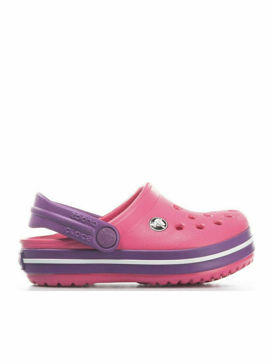 Crocband Children's Anatomical Beach Shoes Fuchsia