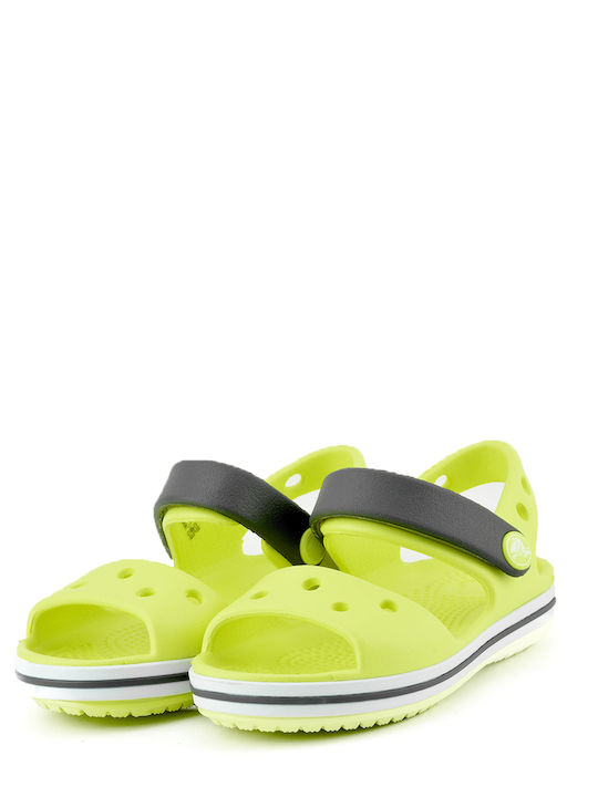 Crocband Children's Anatomical Beach Shoes Yellow