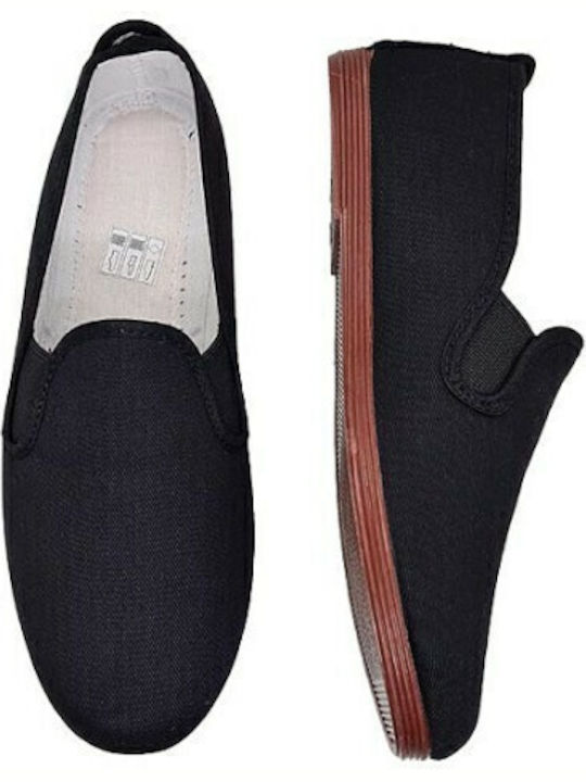 Javer Damen Slip-Ons Schwarze