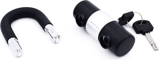 KMT Style Motorcycle Disc Brake Lock in Black