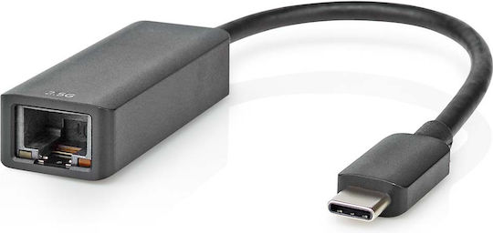 Nedis CCGP64960WT02 USB-C Network Adapter with Wired Ethernet Connection