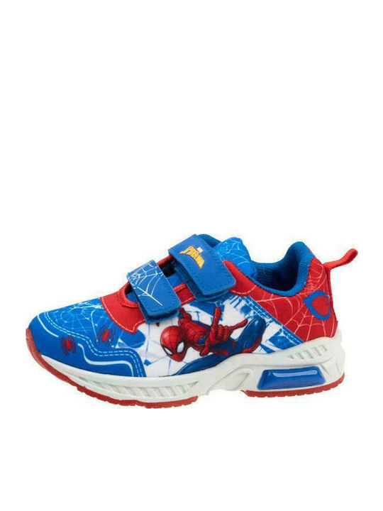 Kids Anatomic Sneakers for Boys with Hoop & Loop Closure Light Blue
