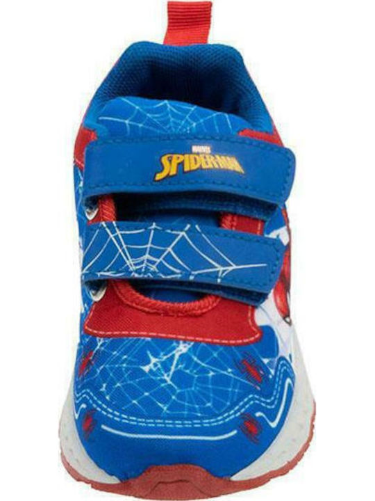 Kids Anatomic Sneakers for Boys with Hoop & Loop Closure Light Blue