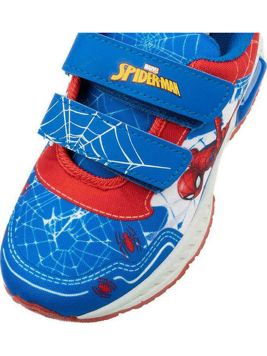 Kids Anatomic Sneakers for Boys with Hoop & Loop Closure Light Blue