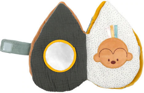Nattou Activity Book Luna & Axel Booklet With Sounds made of Fabric with Sounds for 6++ Months