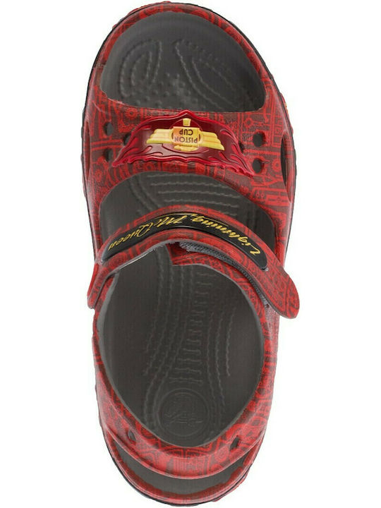 Crocband II Lighting Mcqueen Παιδικά Ανατομικά Παπουτσάκια Θαλάσσης Κόκκινα