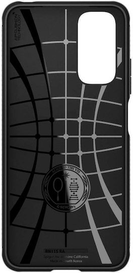 Spigen Rugged Armor Back Cover Σιλικόνης 2mm Μαύρο (Redmi Note 11 / 11S 4G)