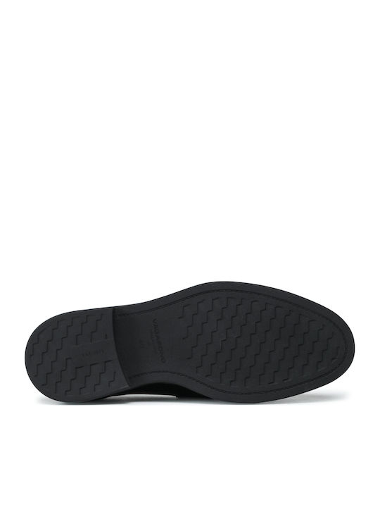 Lords Δερμάτινα Ανδρικά Loafers σε Μαύρο Χρώμα