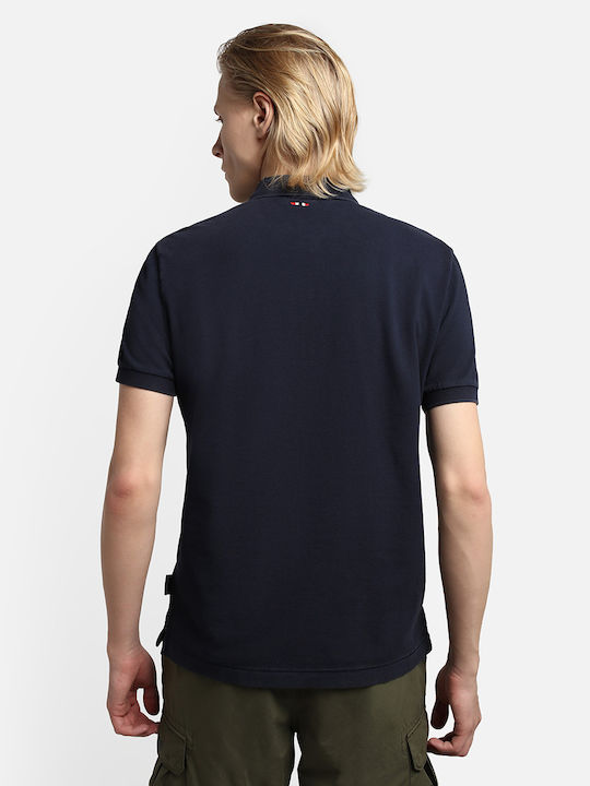 Elbas 4 Polo T-shirt Navy Μπλε