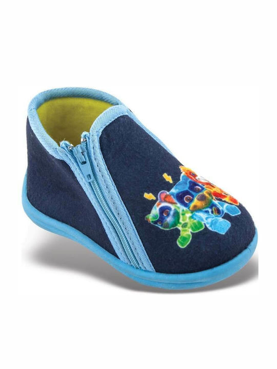 Blue Boots Kids Slippers