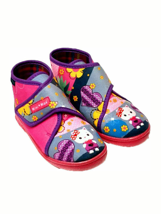 Anatomic Kids Slippers Boots Fuchsia Katty