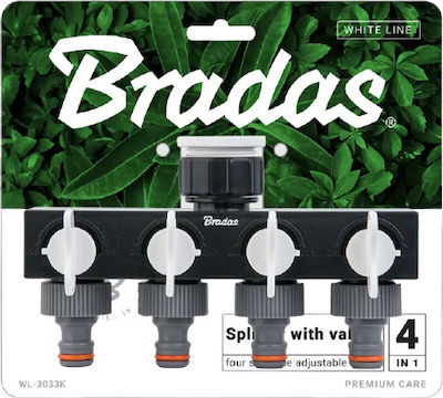 Bradas WL-3033K Διανομέας Ποτίσματος Με Διακόπτη 25.4x19mm