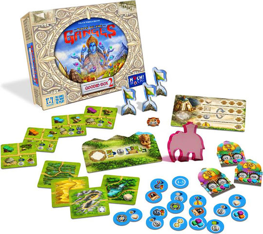 Разширение на играта Rajas Ganges Goodie Box 2 за 2-4 играчи 12+ години (EN) Huch