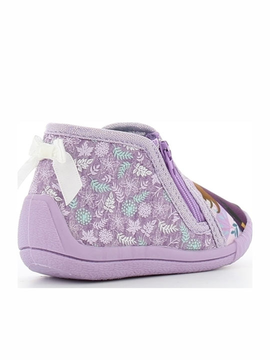 Kids Slippers Boots Lilac