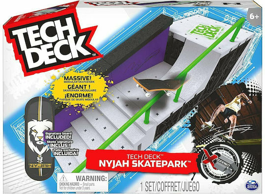 Spin Master TechDeck X-Connect Park Creator Nyjah Skatepark for 6+ Ages (Miscellaneous Designs)