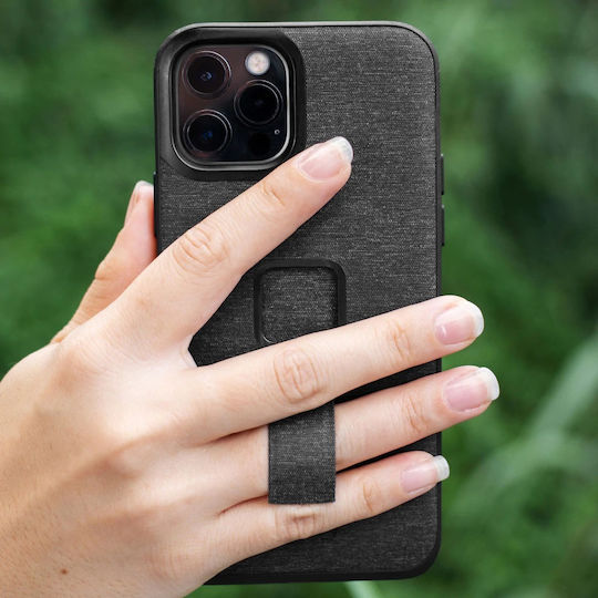 Peak Design Everyday Fabric with Loop Bumper Υφασμάτινο με Λουράκι Αδιάβροχο Γκρι (iPhone 12 / 12 Pro)