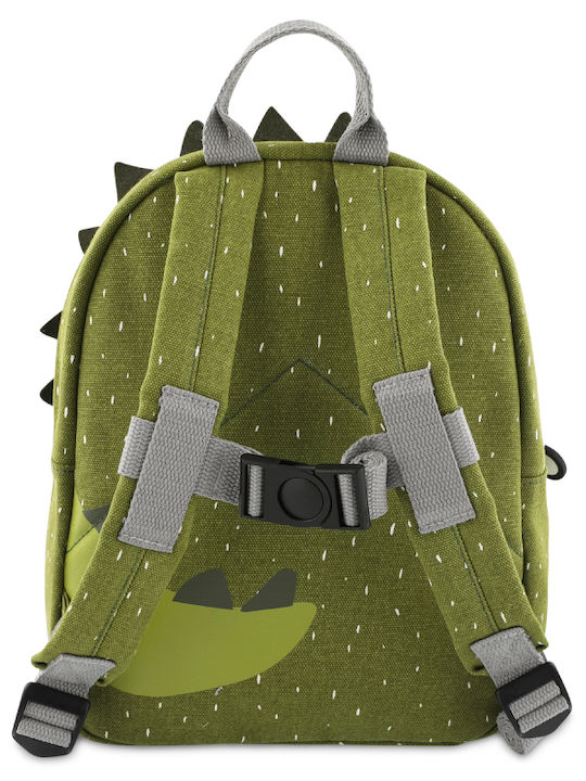 Trixie Mr. Dino School Bag Backpack Kindergarten in Green color