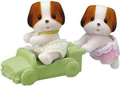 Epoch Toys Jucărie Miniatură Chiffon Dog Twins Familii Sylvanian pentru 3+ Ani (Diverse modele) 1 buc