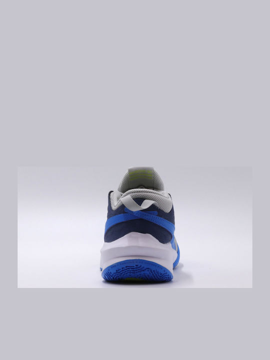 Team Hustle D 10 Kids Sports Shoes Basketball with Laces Gray