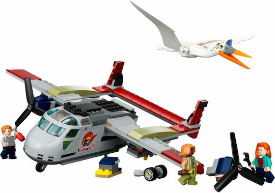 LEGO Jurassic World Quetzalcoatlus Plane Ambush For 7+ Years