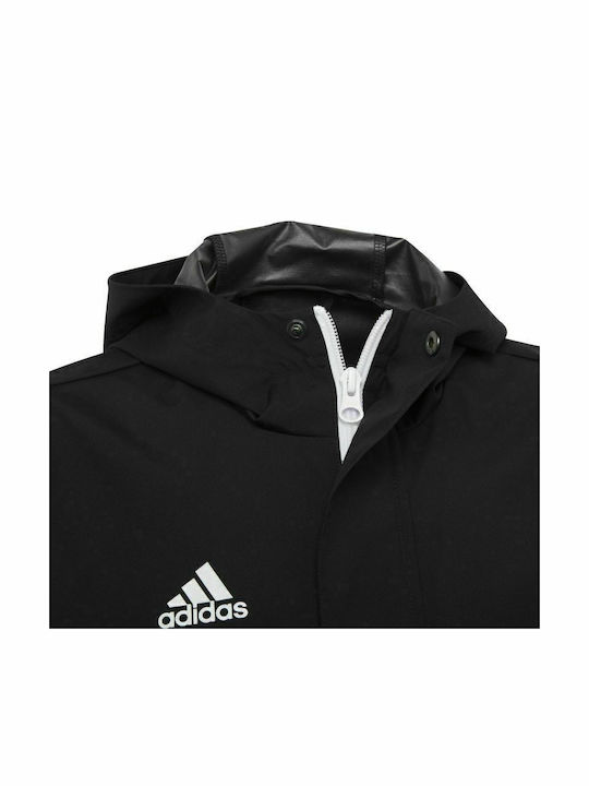 Kids' Sports Jacket Short with Hood Black Entrada